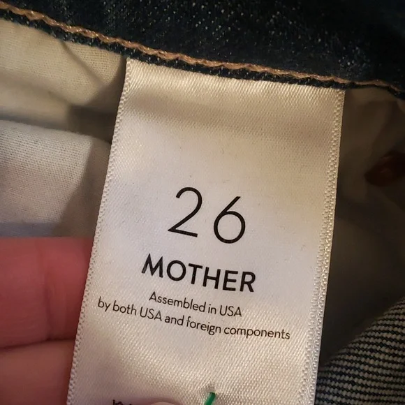 MOTHER 26 2 The Tripper Ankle Fray Jeans Denim Nature Touch Base - Picture 4 of 8